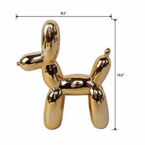 Gold Balloon Dog Sculpture